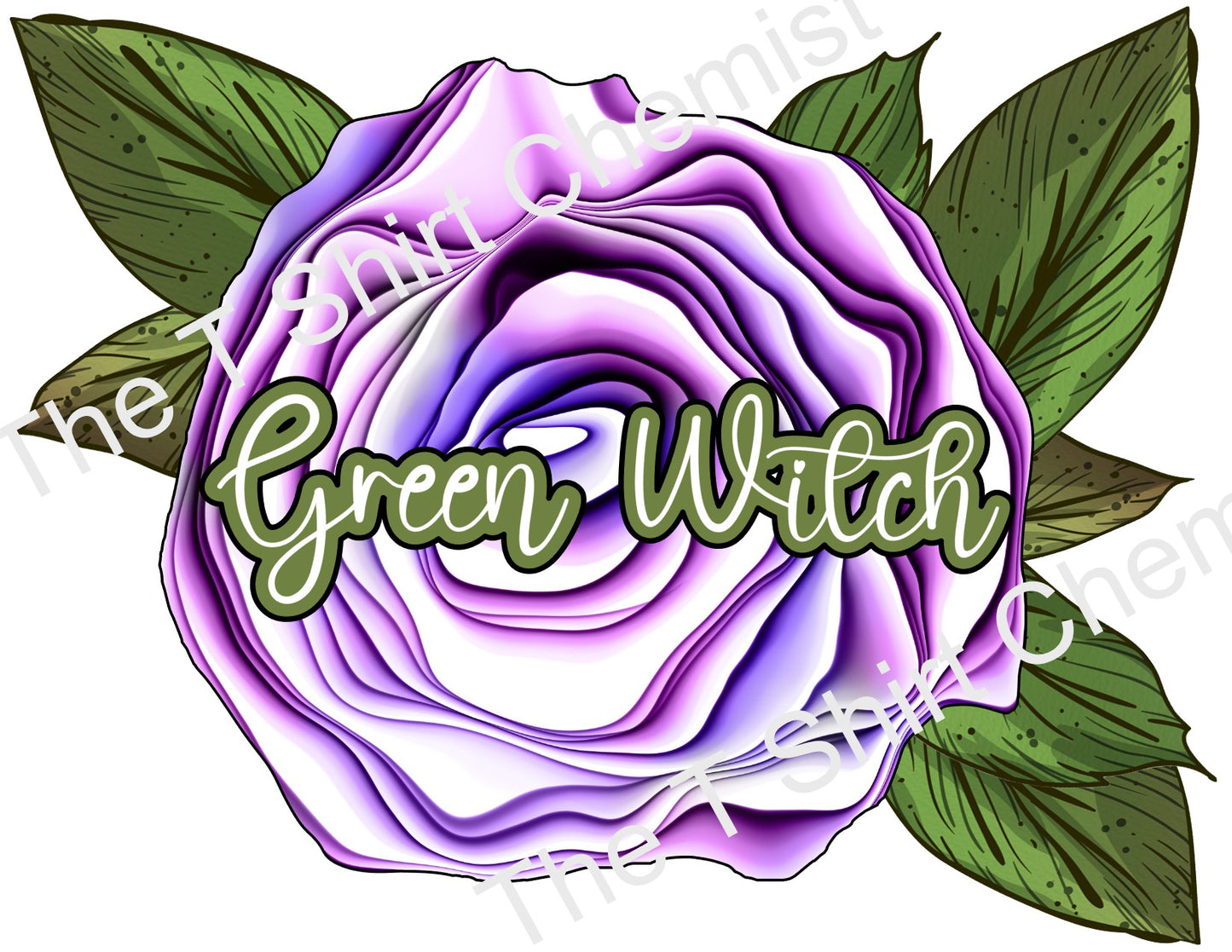 Green Witch Digital Artwork