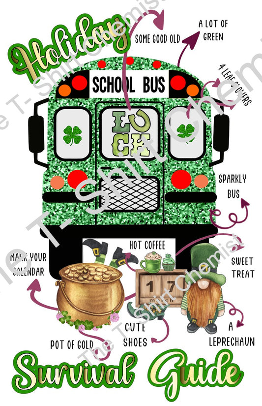 St. Patty's Day Survival Guide Bus